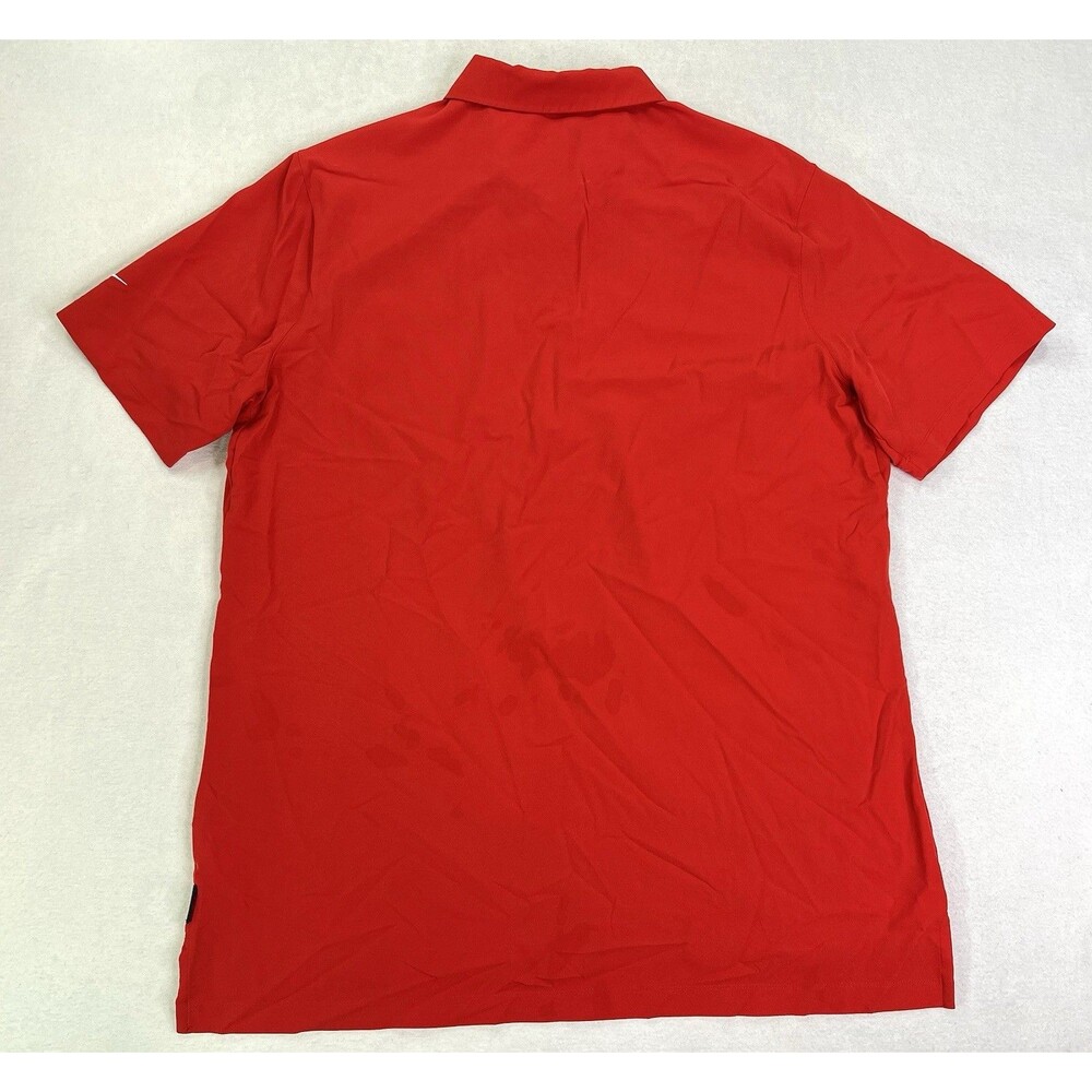 Nike Kansas City Chiefs NFL Dri-Fit Red On-Field Football Polo Shirt Mens XL - Picture 8 of 12